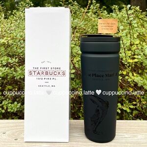 🖤NWT🖤Starbucks x Pike Place Market Matte Black ‘Billie’ Leak Proof SS Tumbler